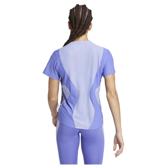 Adidas Γυναικεία κοντομάνικη μπλούζα Own the Run Colorblock Aeroready Tee